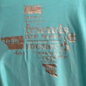 Lululemon cool racerback - screen print